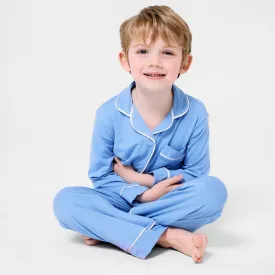 blue skies RightFit™ magnetic classic with a twist kids pajama set