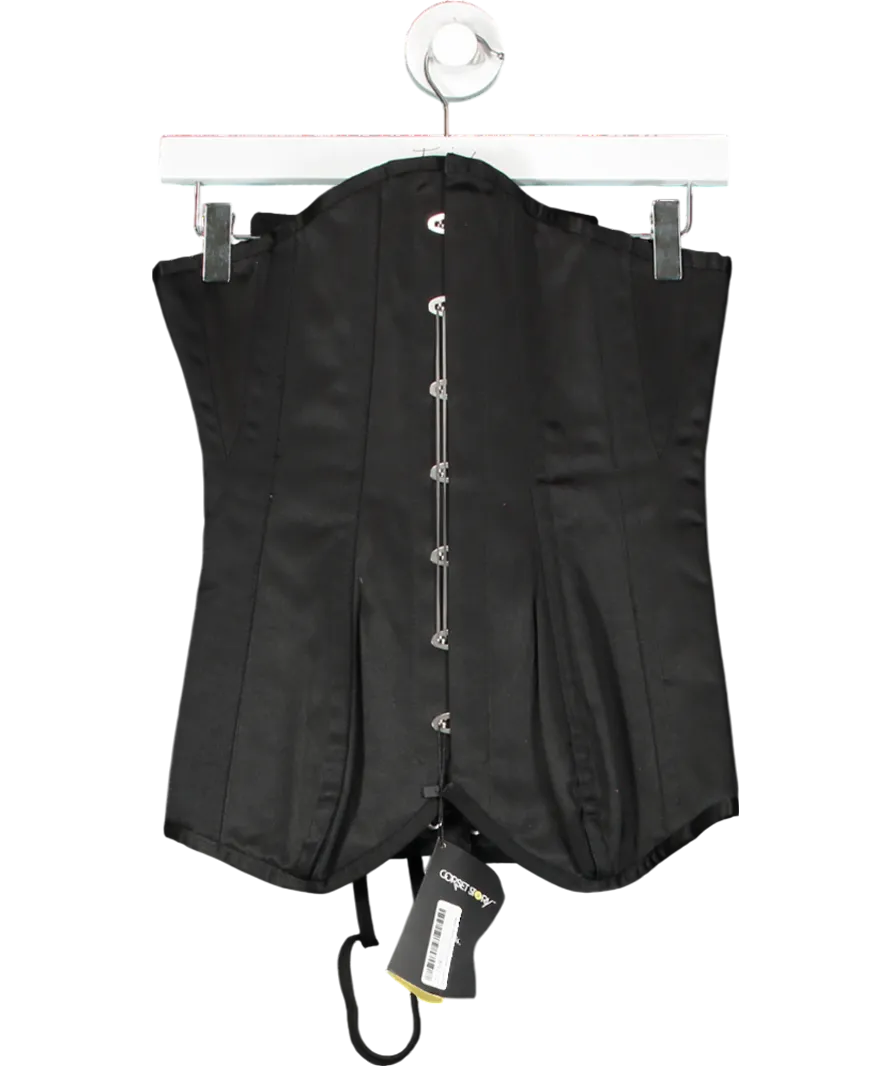 Corset Story Black Lace Up Corset UK 10