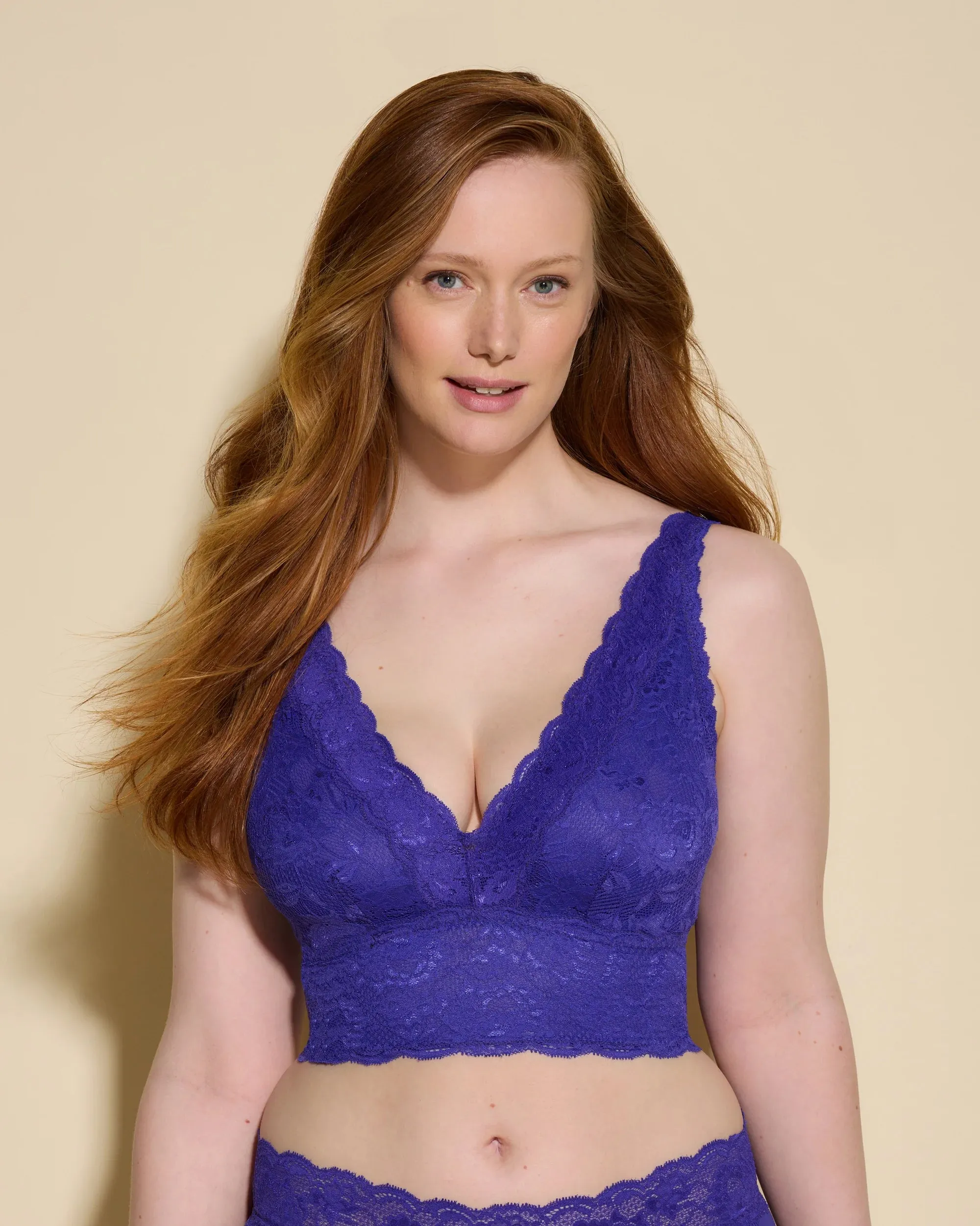 COSABELLA NEVER 1385 NSN CURVY PLUNGIE LONGLINE BRALETTE