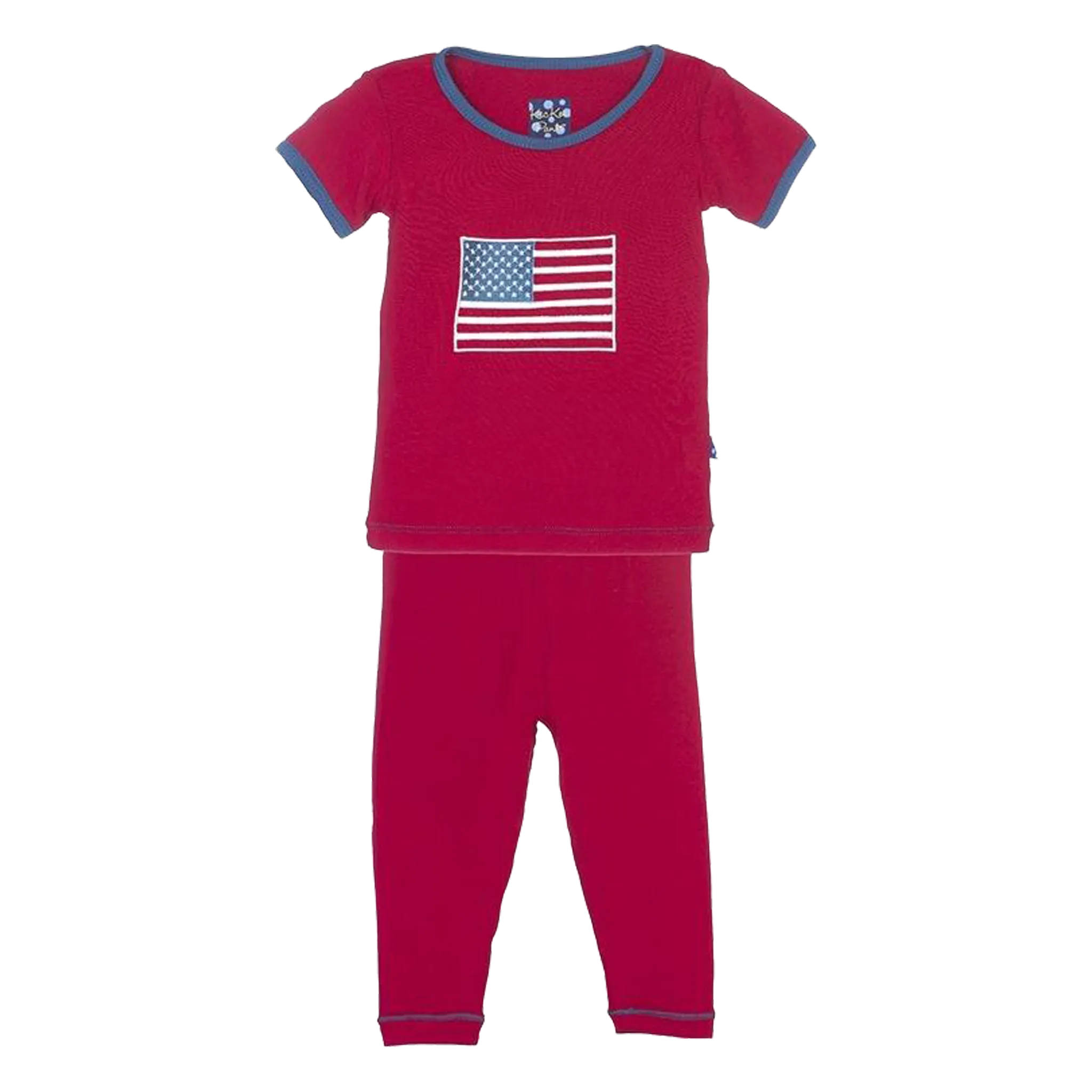 Crimson American Flag