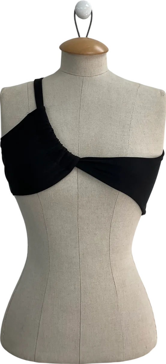 Ego Black Twist Disco Bralette UK 6