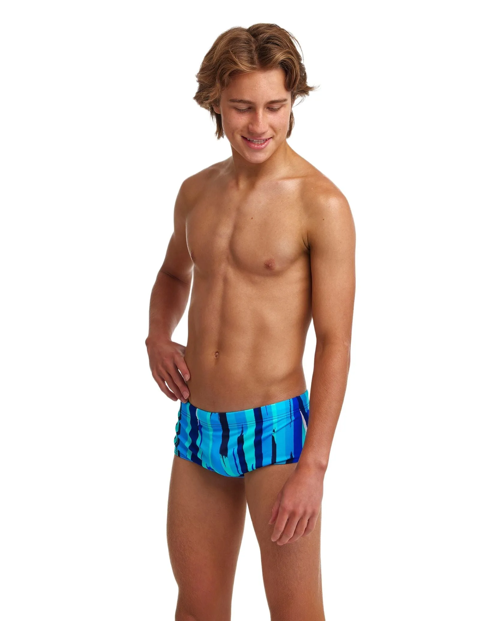 Funky Trunks Boys Roller Paint Swim Trunks