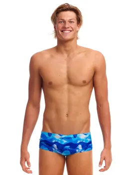 Funky Trunks Dive In Sidewinder Swim Trunks - Blue