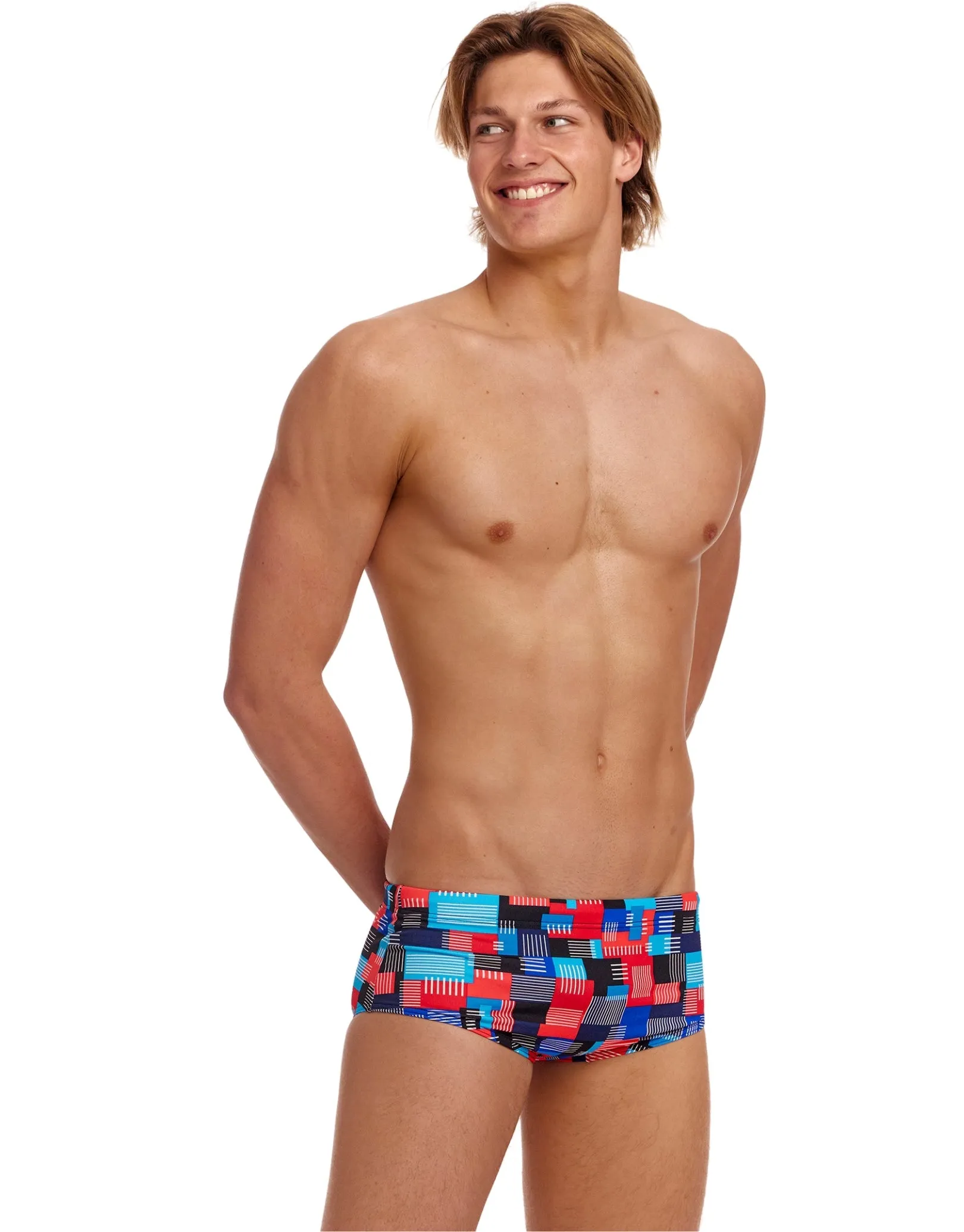 Funky Trunks Motherboard Sidewinder Swim Trunks - Multi