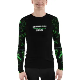 Green Forest Glow ~ Men's BJJ Rash Guard