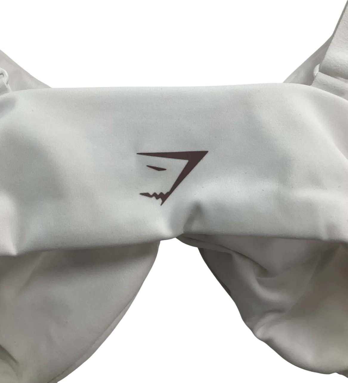gymshark White Twist Front Bralette UK S