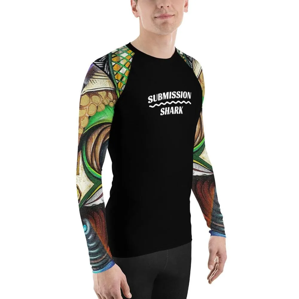 Hidden Eyes ~ Men's BJJ Rash Guard