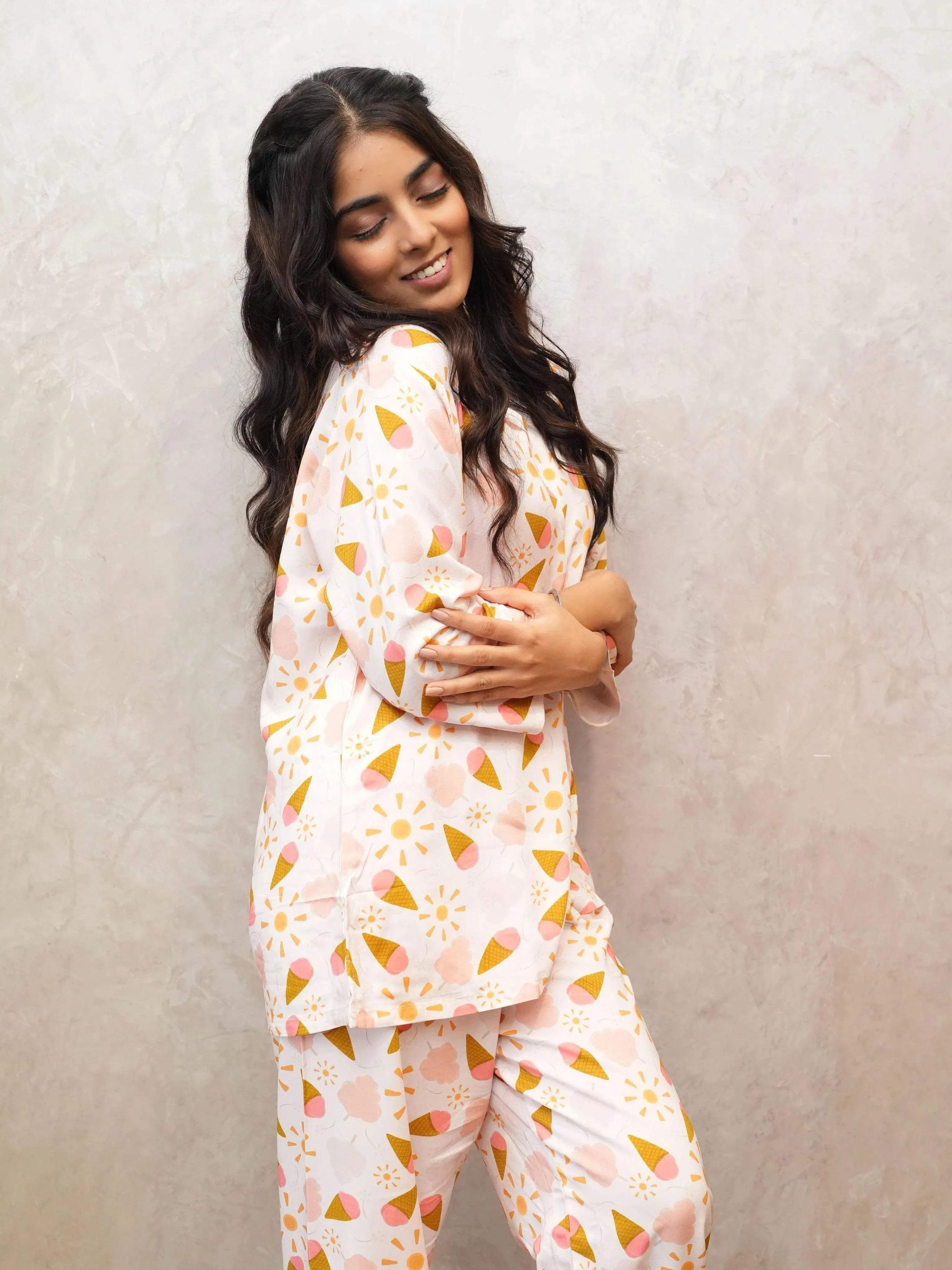 Ice-Cream Night Suit