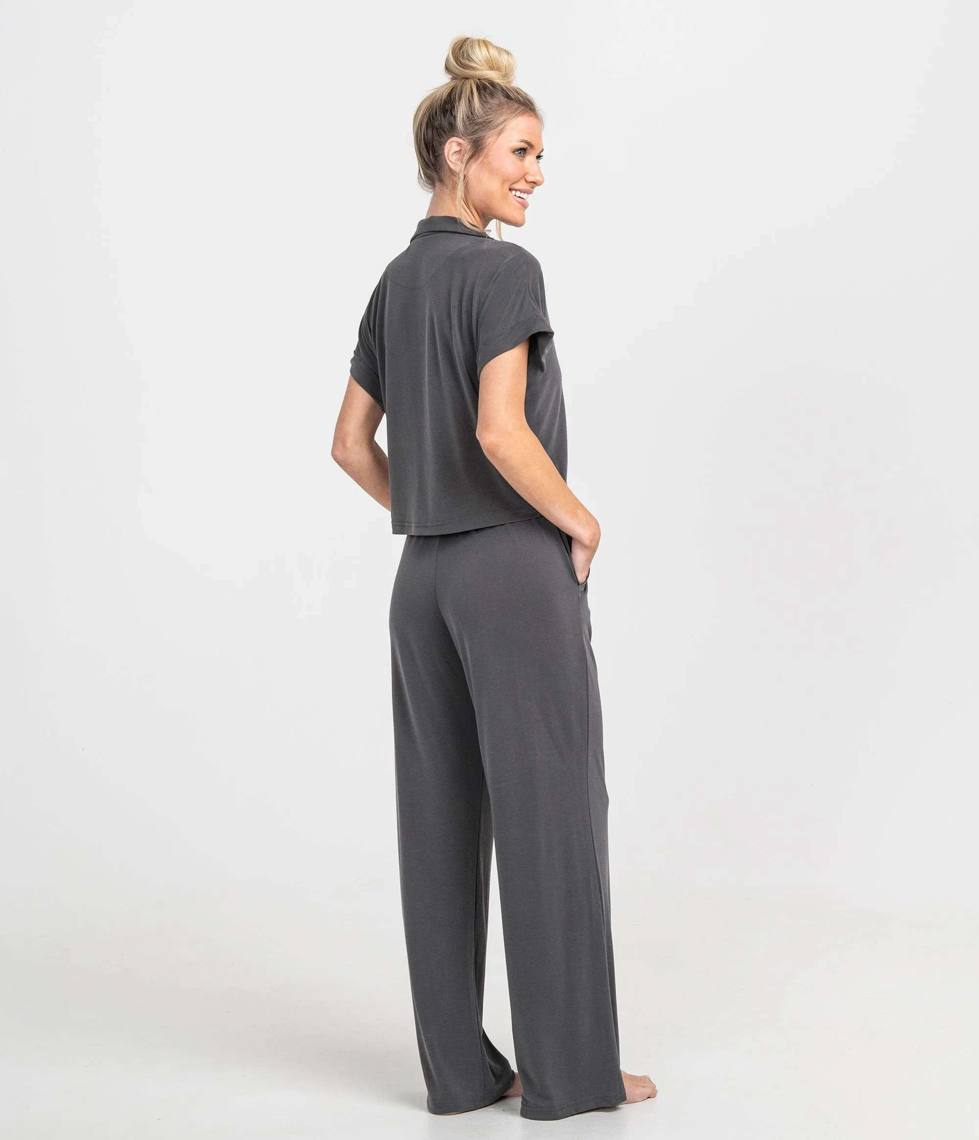 JOMO Modal PJ Pants - Magnet