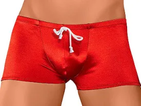 Male Power Mini Square Cut Drawstring Swim Trunk Clearance