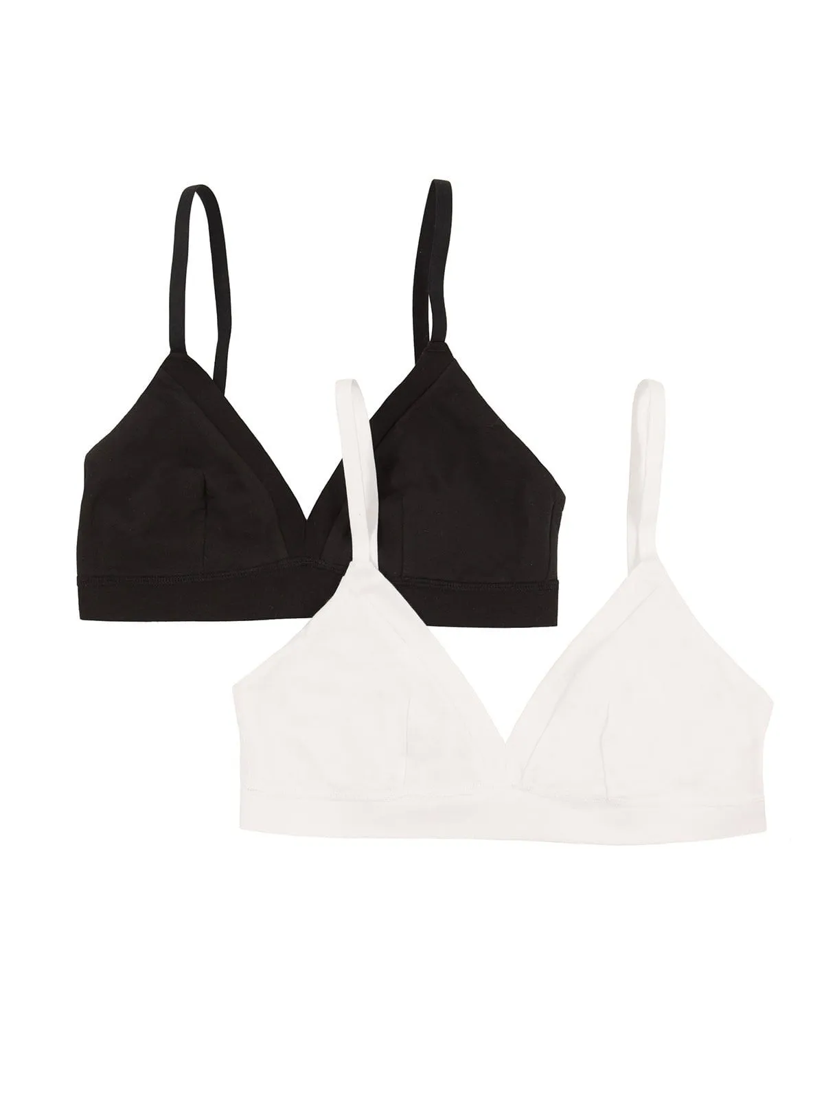 Pima Cotton Bralette 2-Pack
