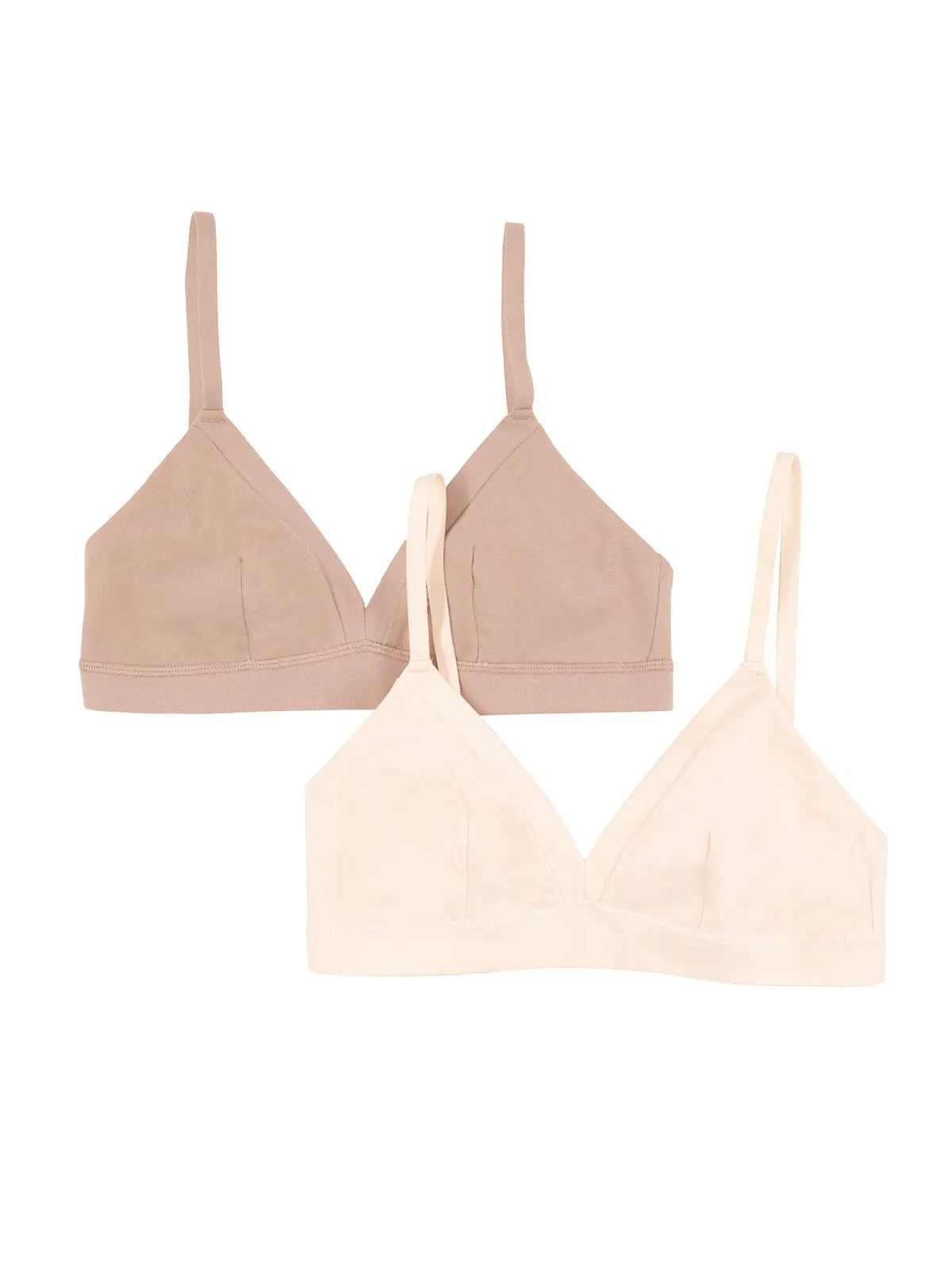 Pima Cotton Bralette 2-Pack