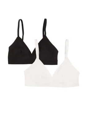 Pima Cotton Bralette 2-Pack
