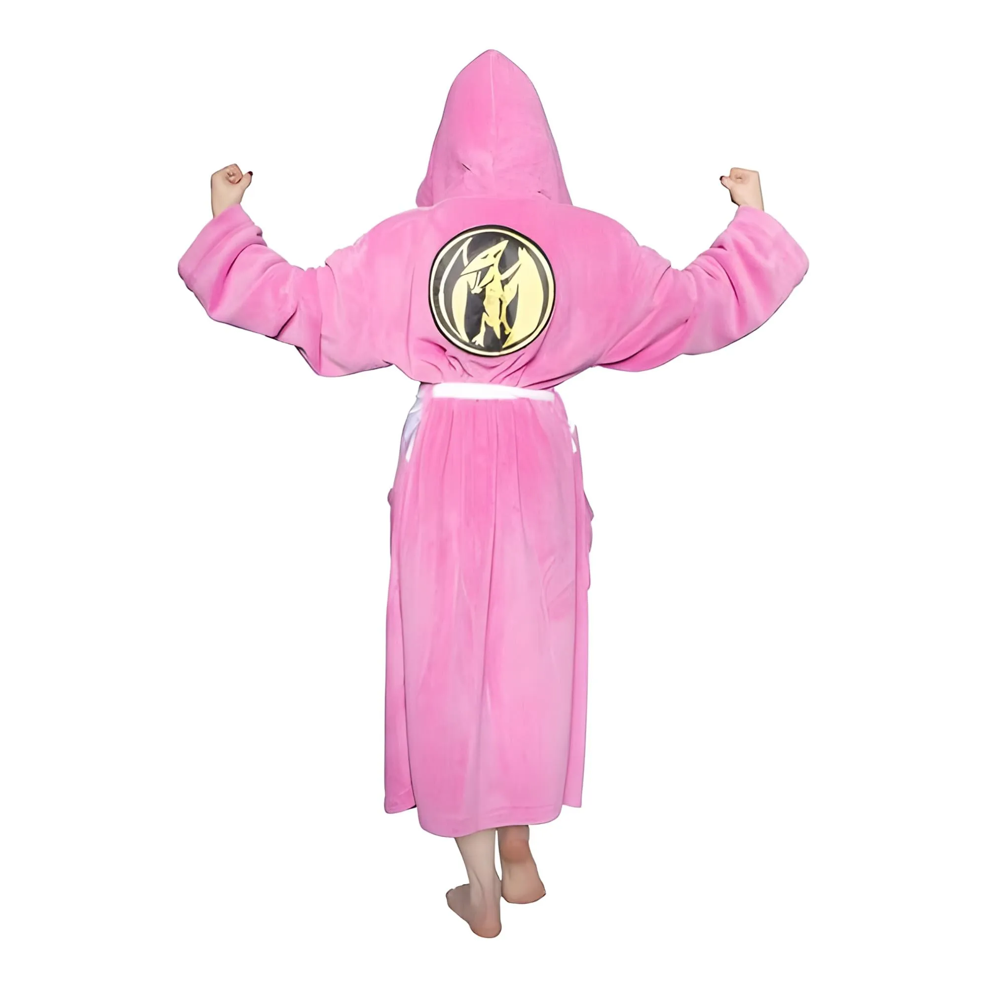 Power Rangers Adult Costume Robe, Pink