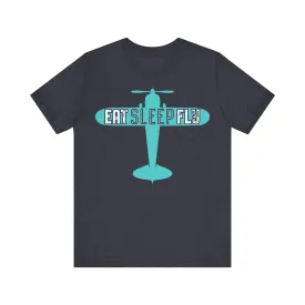 Retro Eat Sleep Fly T Shirt