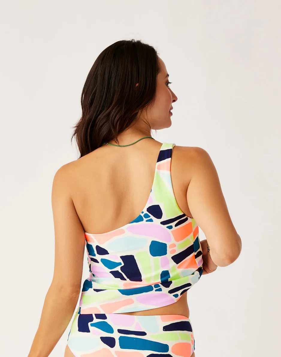 Rio Compression Tankini: Pebble