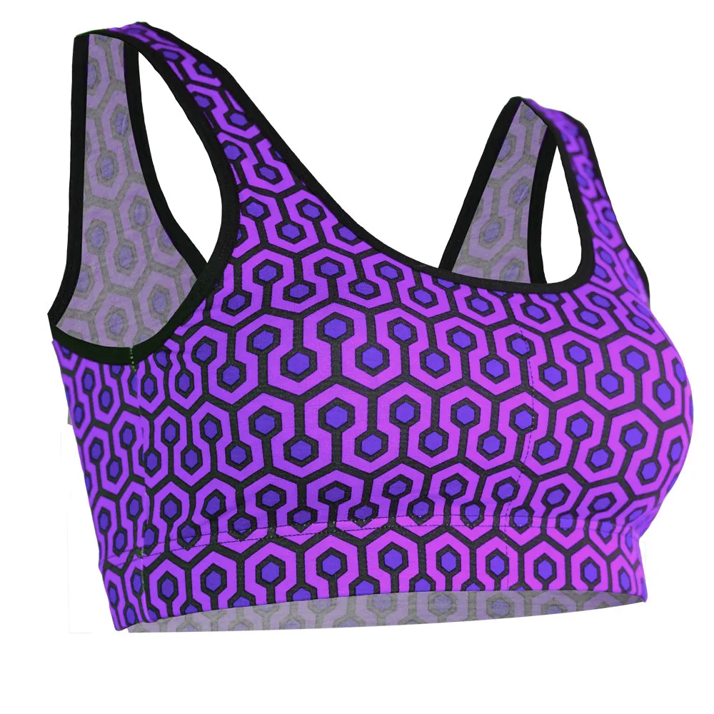 SHEATH Bamboo Hexagon Padded Comfort Bralette