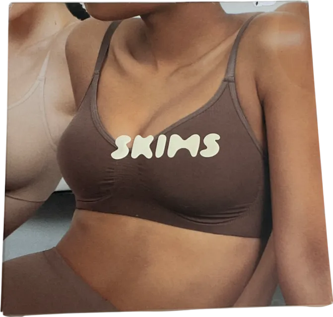 SKIMS Cream Bralette - Ochre UK S/M