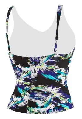 SPEEDO Watercolor Floral Comfort Strap Tankini - Speedo? Endurance 