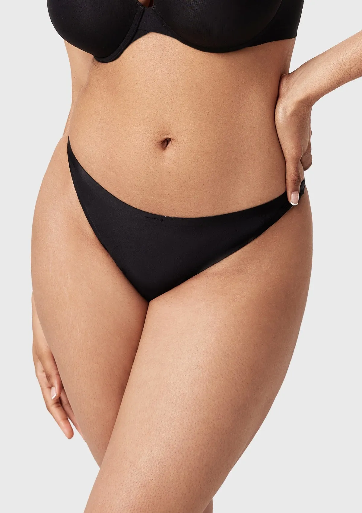 Ultimate Comfort Seamless Stretch Thong Breathable Film Underwear