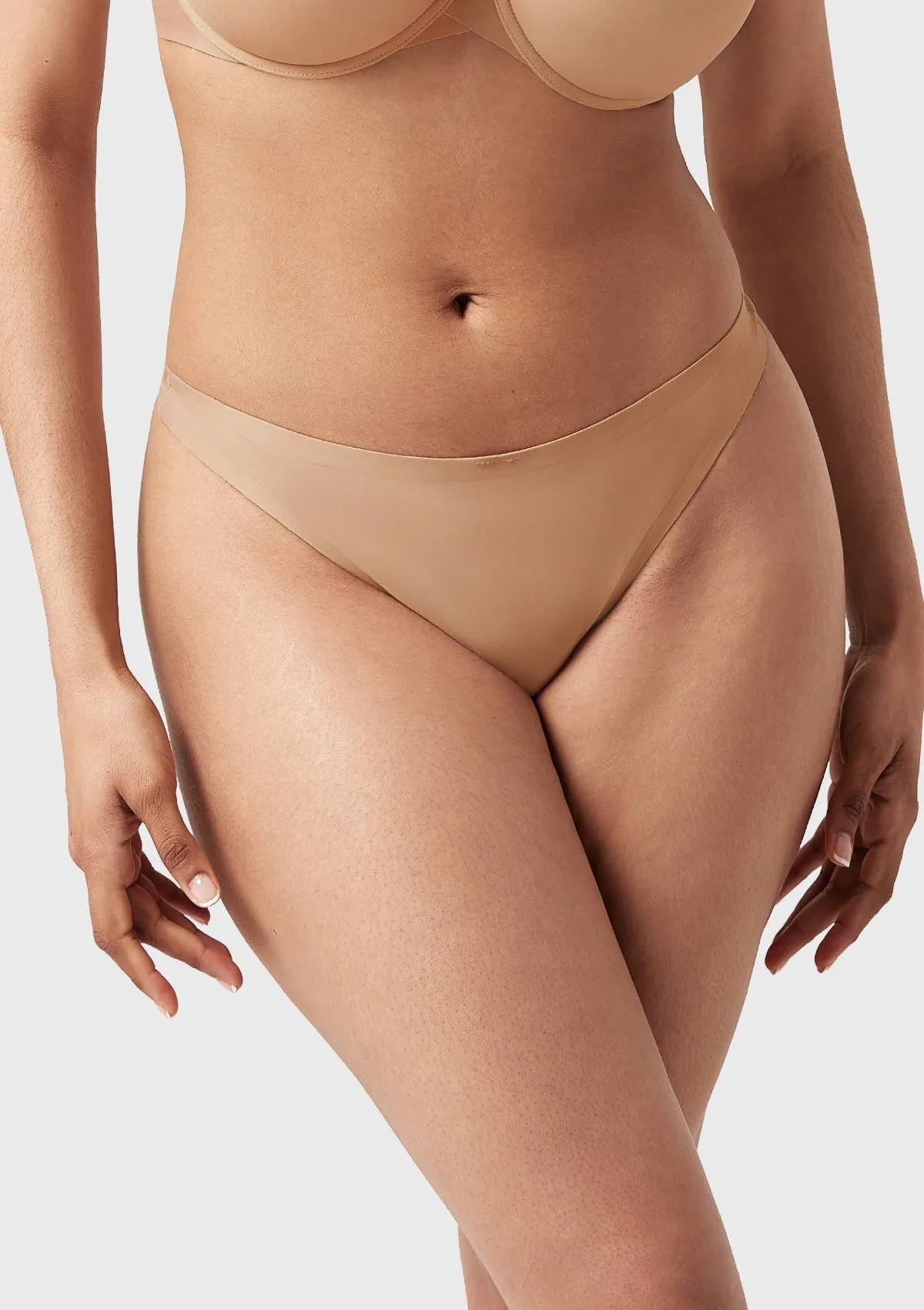Ultimate Comfort Seamless Stretch Thong Breathable Film Underwear