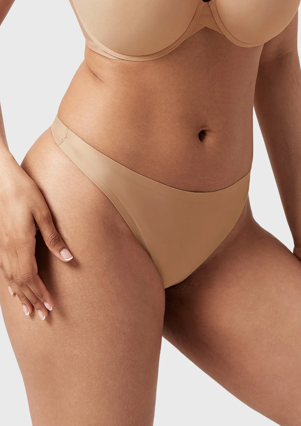Ultimate Comfort Seamless Stretch Thong Breathable Film Underwear