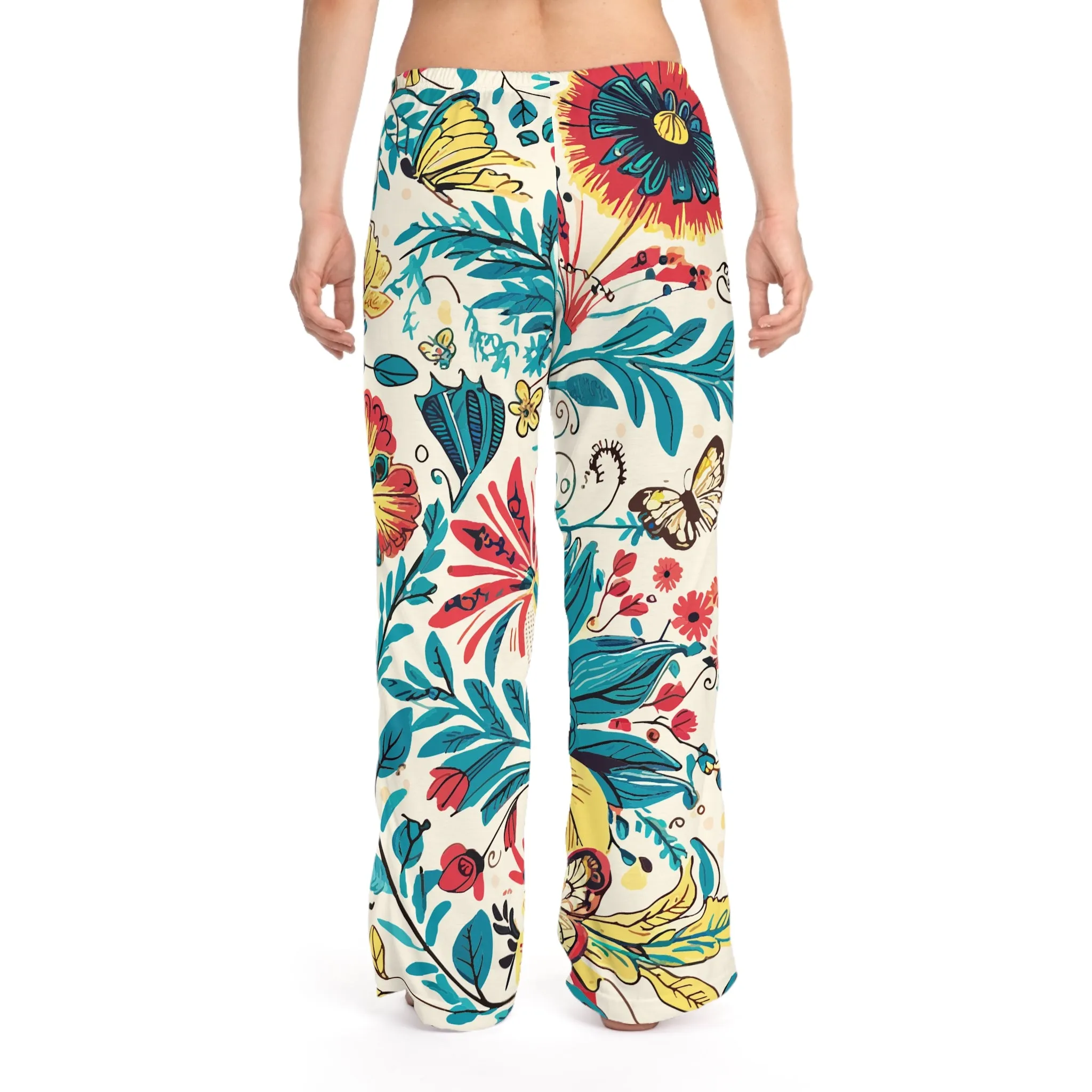 Women's Pajama Pants  - Florida Flowers