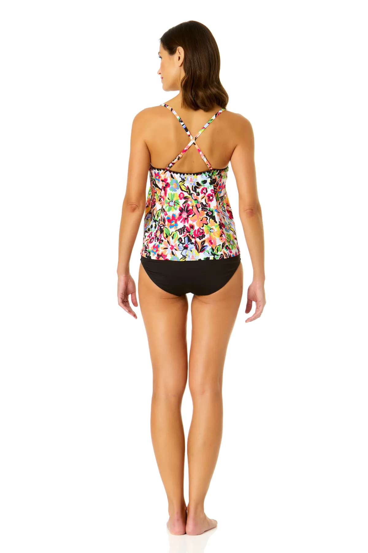 Women's Sun Blossom Easy Triangle Tankini Swim Top
